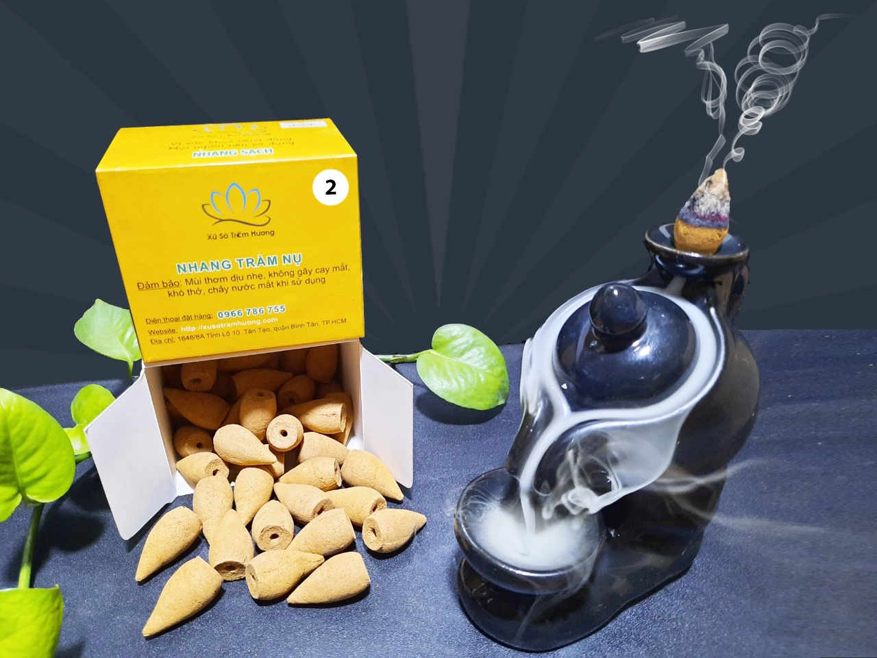 Nhang Trầm Hương Nụ Búp Sen Cao Cấp